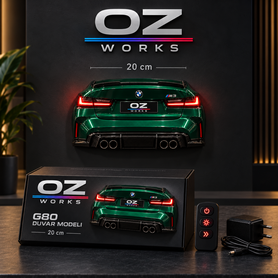BMW G80 M3 COMPETION DUVAR MODELİ