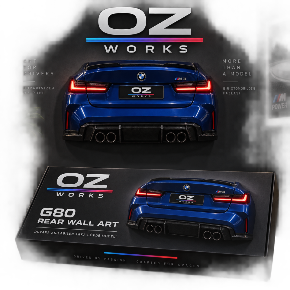 BMW G80 M3 COMPETION DUVAR MODELİ
