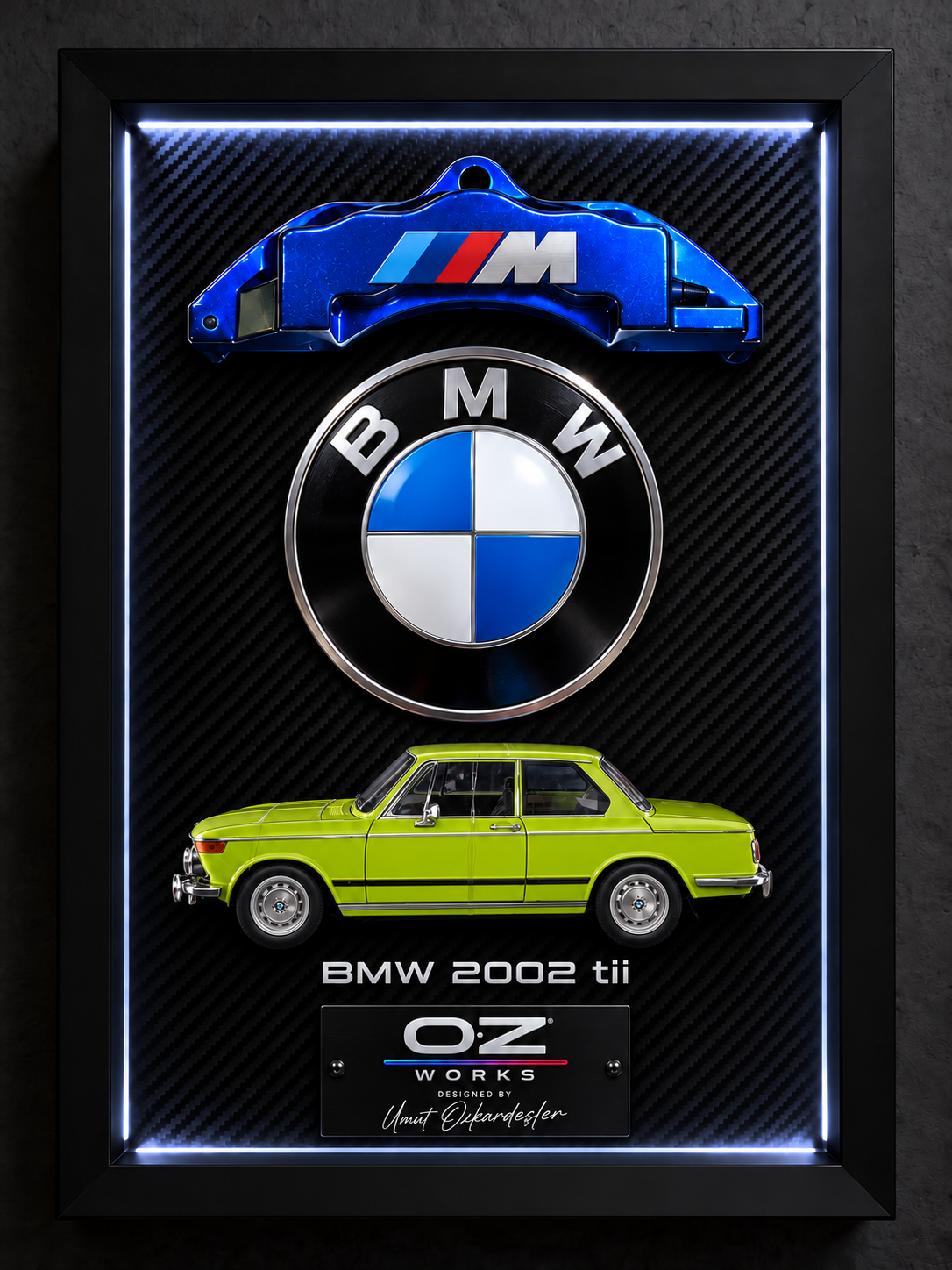 BMW 2002 tii Çerçeveli Model Tablo