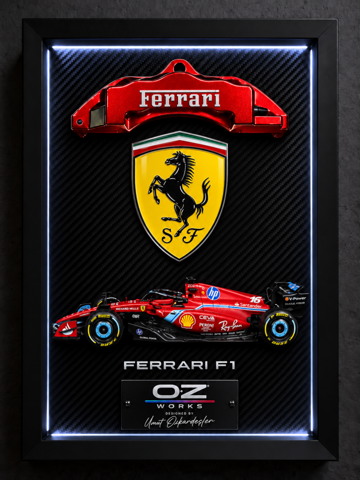 Ferrari F1 Çerçeveli Model Tablo – 16 Numara