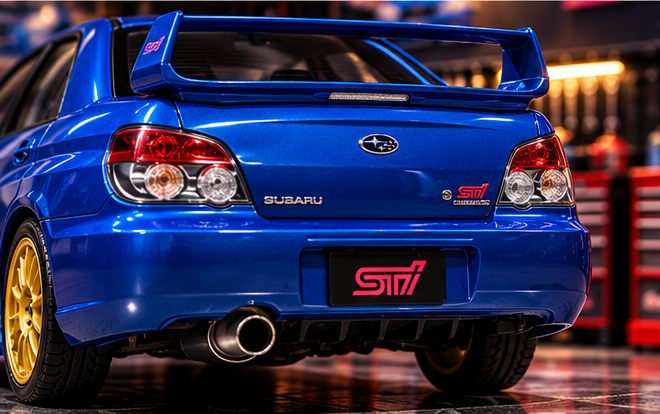 Subaru Impreza WRX STI 2006 Garaj Diorama