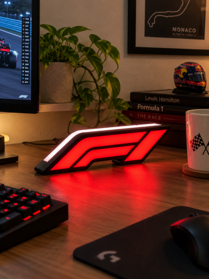 Formula 1 LED Logo – Dekoratif LED Aydınlatma Standart Seri