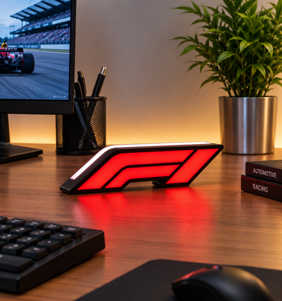 Formula 1 LED Logo – Dekoratif LED Aydınlatma Standart Seri