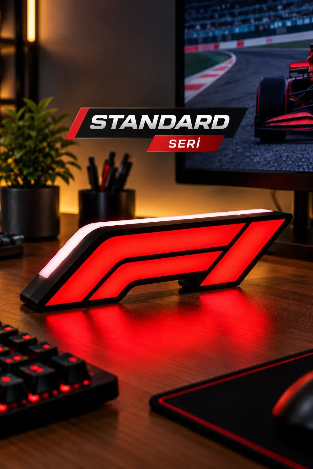 Formula 1 LED Logo – Dekoratif LED Aydınlatma Standart Seri