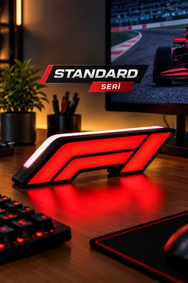 Formula 1 LED Logo – Dekoratif LED Aydınlatma Standart Seri
