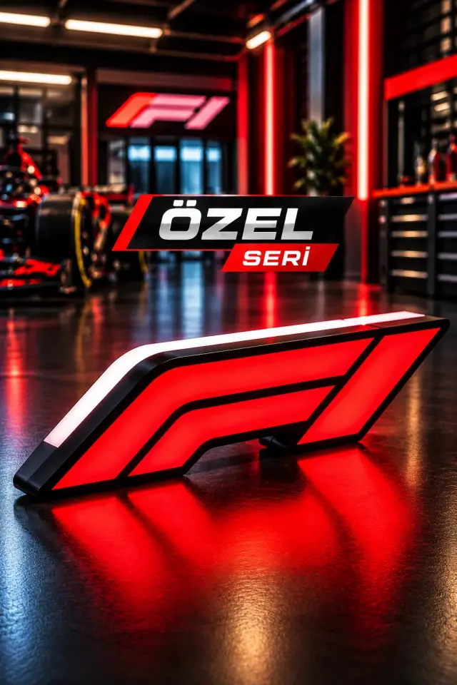 Formula 1 LED Logo – Dekoratif LED Aydınlatma Özel Seri
