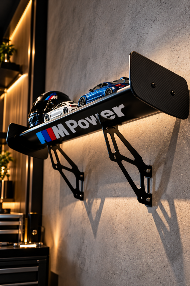 BMW M Power Spoiler Duvar Rafı | OZWORKS