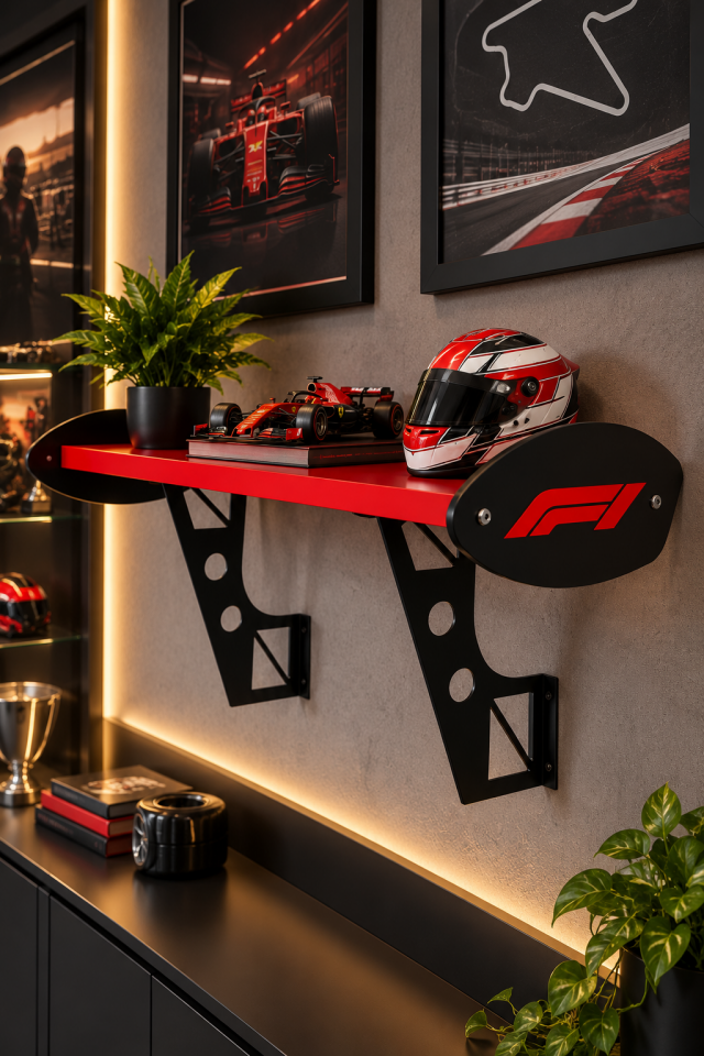 Formula 1 Spoiler Duvar Rafı | OZWORKS